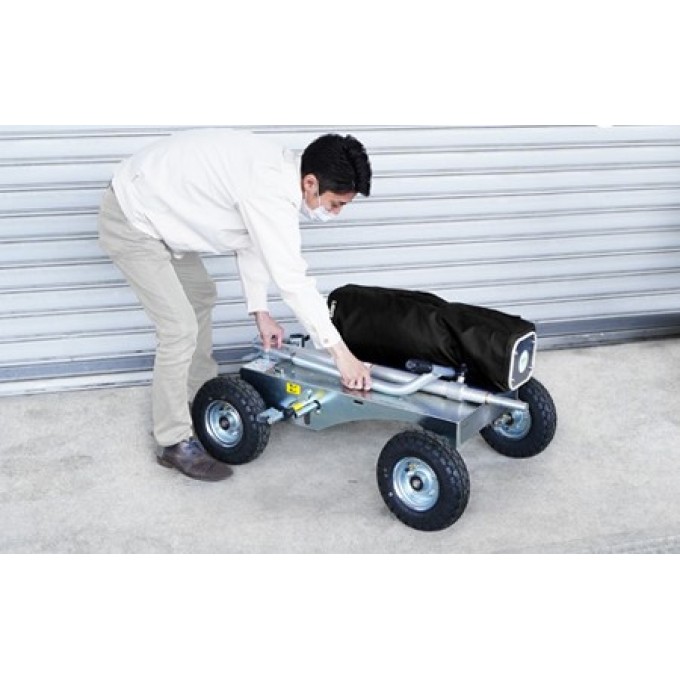 Balon mobil de iluminare constructii 800W - 110.000 lumeni – 3,2 m inaltime - cu carucior